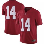 Men's Alabama Crimson Tide #14 Thaiu Jones-Bell Crimson Limited NCAA College Football Jersey 2403ZGDA0